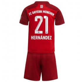 Fußballtrikots FC Bayern München Lucas Hernandez 21 Kinder 2021-2022 Kurzarm Heimtrikotsatz kaufen
